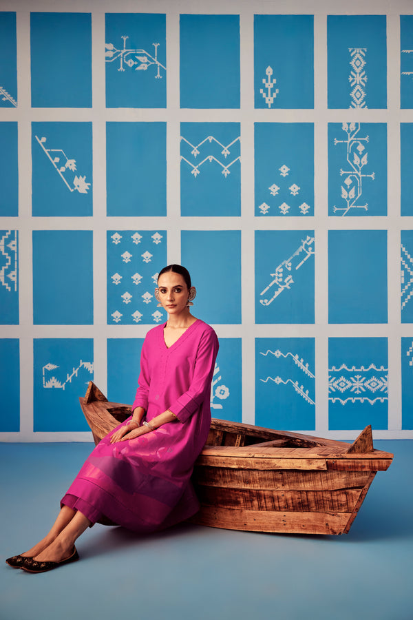 silk khadi Jamdani, sustainable fashion, handmade, handcrafted, Jamdani textiles.