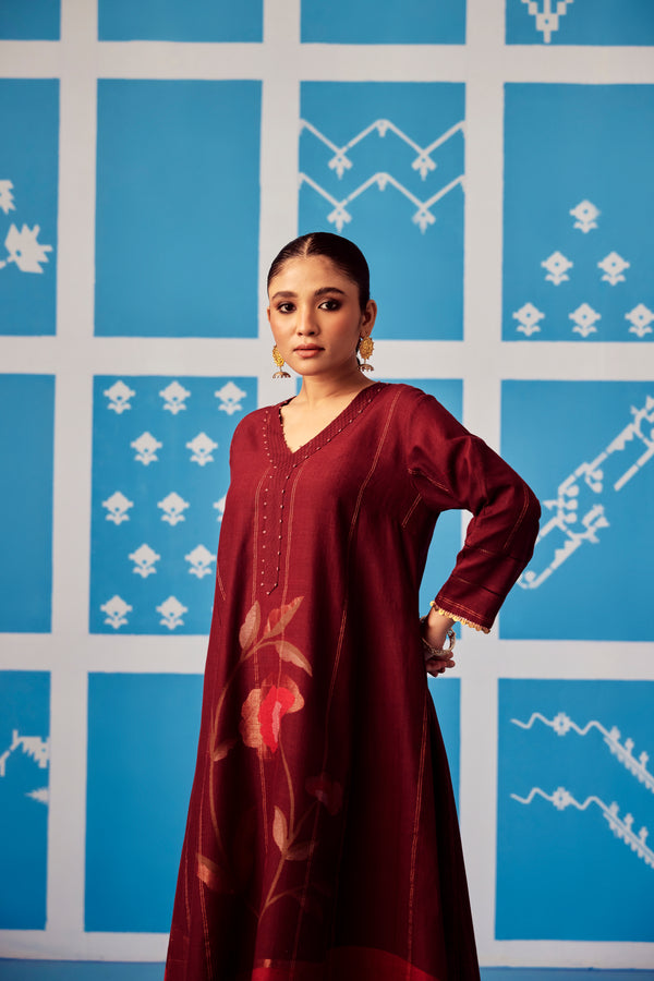 silk khadi Jamdani, sustainable fashion, handmade, handcrafted, Jamdani textiles.