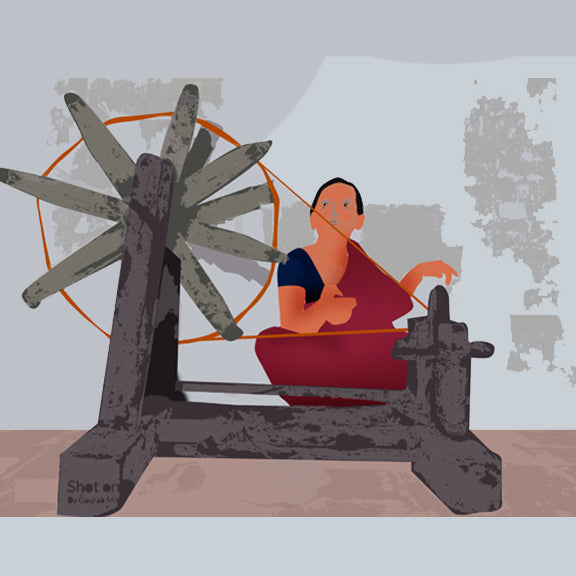 thae charkha image artwork