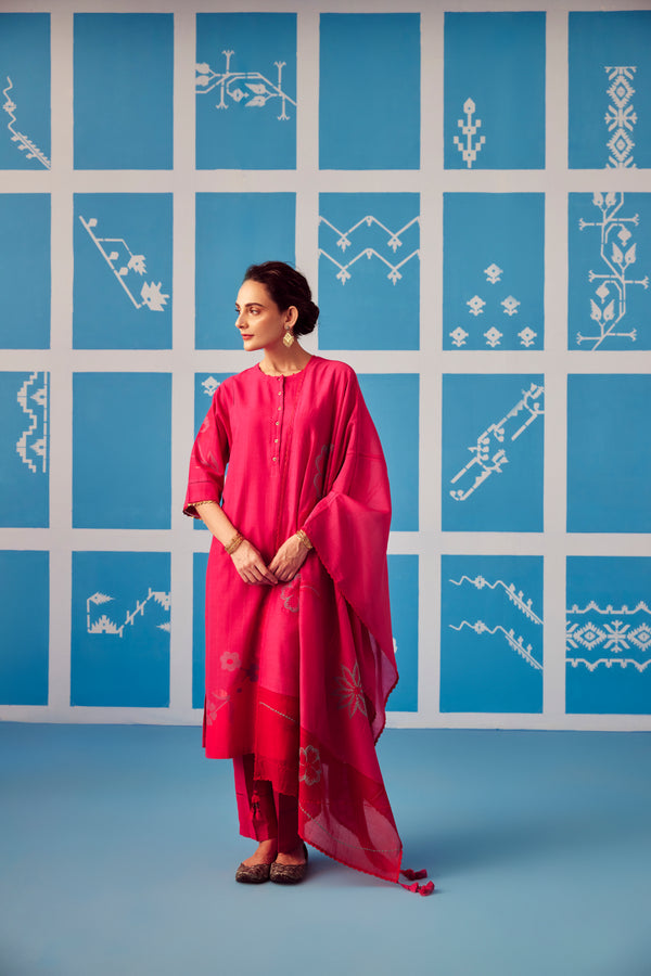 silk khadi Jamdani, sustainable fashion, handmade, handcrafted, Jamdani textiles.