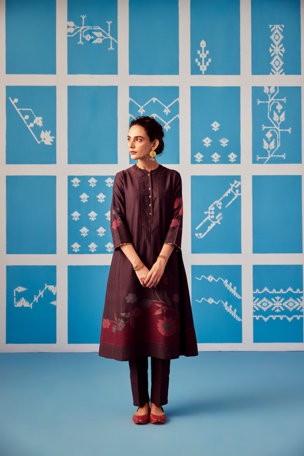 silk khadi Jamdani, sustainable fashion, handmade, handcrafted, Jamdani textiles.