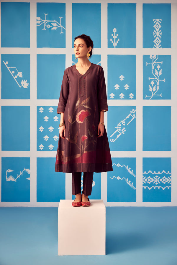 silk khadi Jamdani, sustainable fashion, handmade, handcrafted, Jamdani textiles.